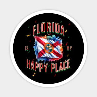 Florida is my happy place Magnet